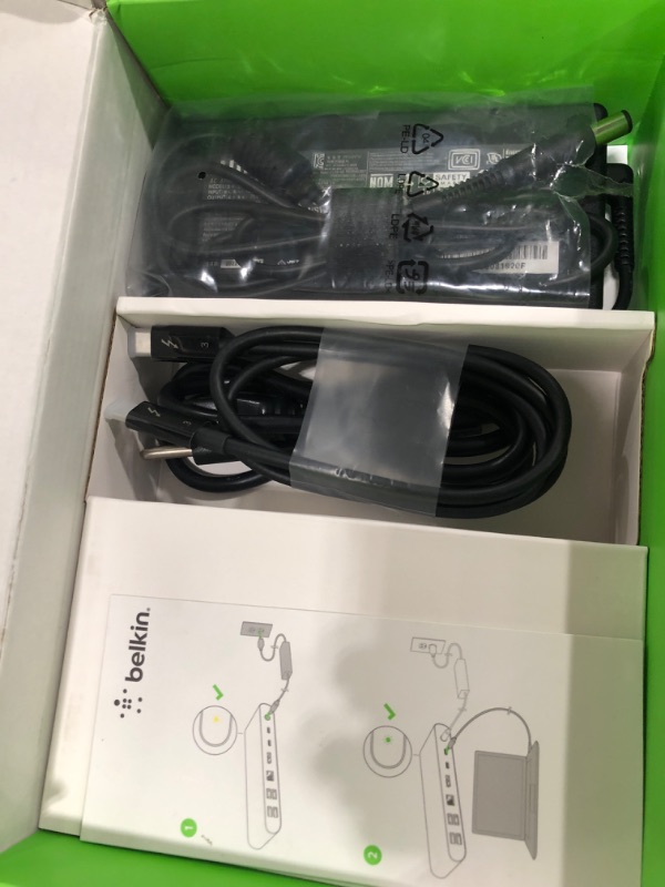 Photo 1 of Belkin Thunderbolt 3 Dock Pro w/ Thunderbolt 3 Cable - USB-C Hub - USB-C Docking Station for MacOS & Windows, Dual 4K @60Hz, 40Gbps Transfer Speed, 85W Upstream Charging, w/ Ethernet, SD & Audio Ports