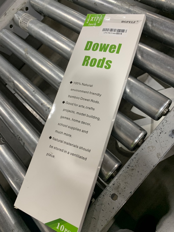 Photo 1 of HOPELF 10PCS Bamboo Sticks - 1/2 x 17.5 Inch Dowel Rods for Crafts, DIYers