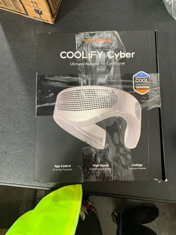 Photo 1 of TORRAS 2025 Top Al Neck Fan Air Conditioner Coolify Cyber, Portable Neck Fans that Blow Cold Air?No.1 Coolest & 720° Immersive Cooling? Personal AC Rechargeable for Outdoor/Indoor. Gifts for Dad/Mom