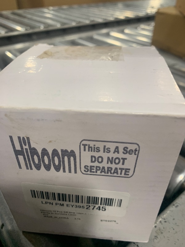 Photo 1 of Hiboom 10 Pcs Drip Tape Irrigation Fittings 5/8"(16 mm) x 1/4" Barb Tubing Takeoff Adapter Valve Extended Barb Design for Green T Handle Adjustable Shut Off Watering Plants in Gardens Lawn