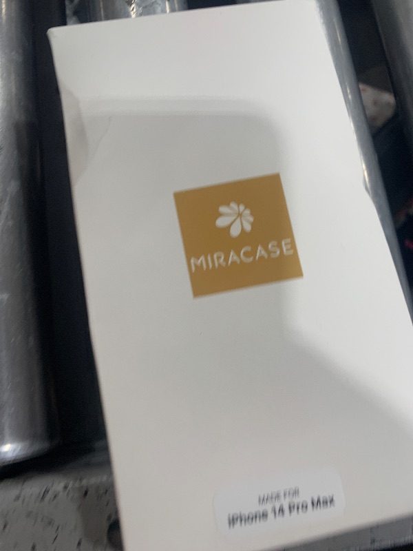 Photo 1 of Miracase Glass Series Designed for iPhone 14 Pro Max Case 6.7 Inch, Upgrade Full-Body Bumper Case with Built-in 9H Tempered Glass Screen Protector, with Camera Lens Protector, Capri Blue
