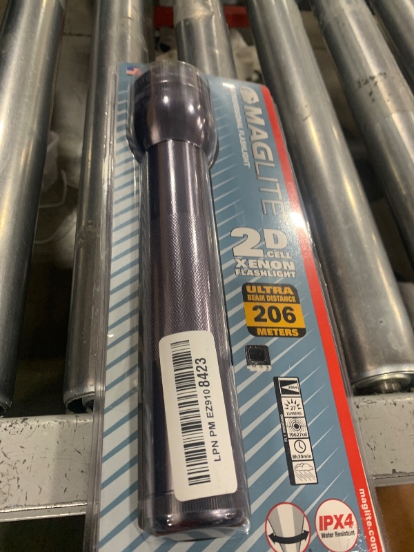 Photo 1 of Maglite Heavy-Duty Incandescent 2-Cell D Flashlight, Gray
