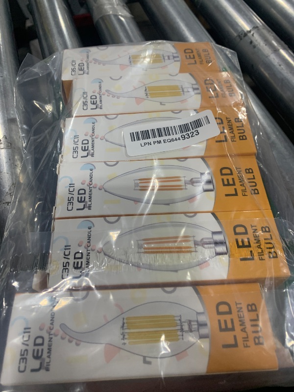 Photo 1 of Beonllay E14 European Base LED Candelabra Light Bulbs 25W Equivalent, 110V 2700K Warm White E14 Led Bulbs 2W 250LM for Turkish Lamp, European Chandeliers, European Pendant, 6 Pack