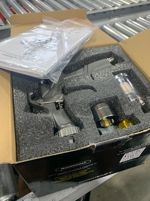 Photo 1 of InoKraft D1 LVLP Air Spray Gun Premium Kit, Easy to Use, Paint Gun for Cars & House DIY Painting, 1.3/1.5/1.7mm Nozzles, with Paint Sprayer Accessories