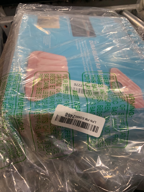 Photo 1 of Intex 66803EP Cozy Kidz Inflatable Airbed: Fiber-Tech – Velvety Soft Surface – Carry Bag Included – Color May Vary – 34.5" x 62" x 7"