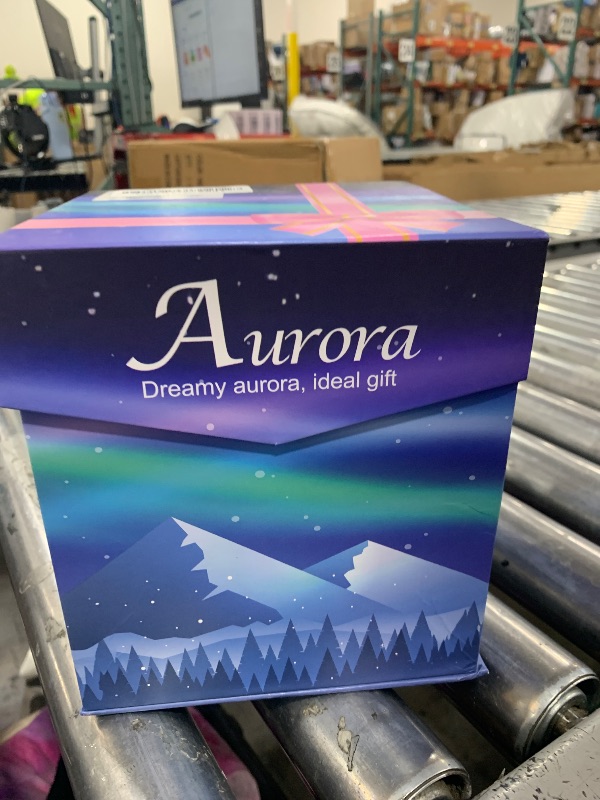 Photo 1 of Mubarek Northern Lights Projector, 18 Colors 162 Modes Ceiling Galaxy Projector, Remote Ambient Lighting Mood Lighting, Room Lights for Bedroom, Cool Stuff Aesthetic Room Decor for Teen Girl Gifts