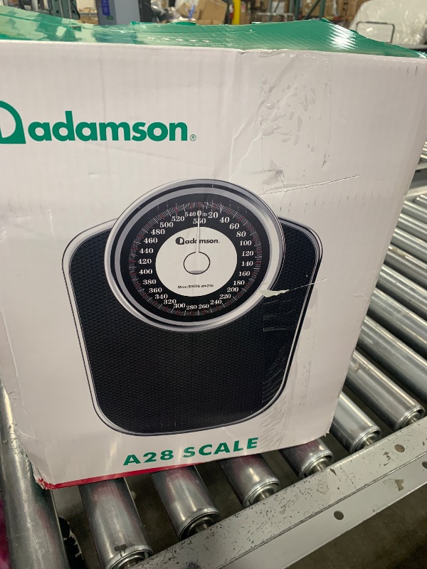 Photo 1 of Adamson A28 Bathroom Scales - Up to 550lb, Heavy Weight, Anti-Skid Rubber Surface, Extra Large Numbers - High Precision Weighing Scales for Body Weight - Durable with 20-Year Assurance - New Version