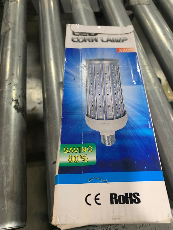 Photo 1 of FanNicoo LED Corn Light Bulb 500W Equivalent 60W 5500Lumen 6500k E39 Mogul Base LED Corn Bulb Large Area Cool Daylight White Corn Lamp for Indoor Outdoor Garage Warehouse Factory Workshop
