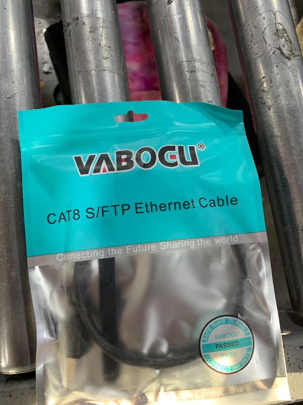 Photo 1 of Cat 8 Ethernet Cable, 1.5Ft 3Ft 6Ft 10Ft 15Ft 20Ft 30Ft 40Ft 50Ft 60Ft 100Ft Heavy Duty High Speed Internet Network Cable, Professional LAN Cable Shielded in Wall, Indoor&Outdoor