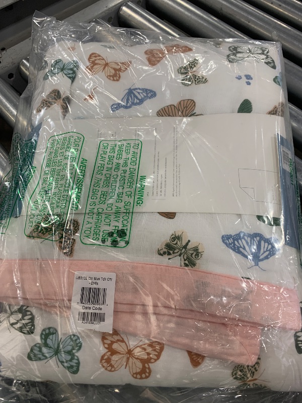 Photo 1 of Little Unicorn Lofty Comforter Blanket | Super Soft & Breathable Muslin Fabric| Great for Play & Bedtime Blanket (Butterflies)