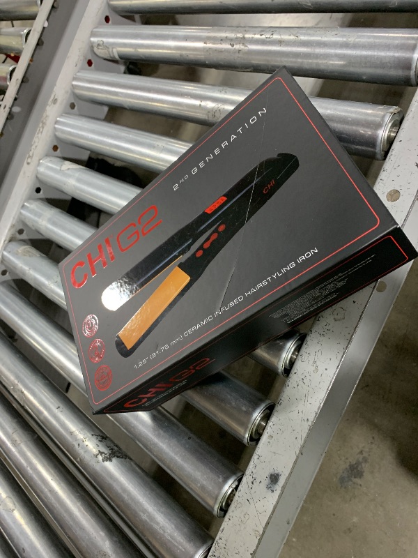 Photo 1 of CHI G2 Flat Iron, Hair Straightener For A Smooth Finish, Ceramic Heater For 40 Second Heat Up, Durable Design, 1.25" Iron