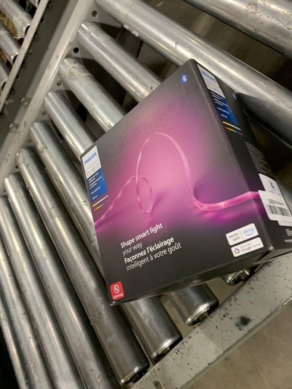 Photo 1 of Philips Hue Indoor 33 Ft Smart LED Solo lightstrip Base Kit - 1 Pack - Control with Hue App - Compatible with Alexa, Google Assistant and Apple HomeKit