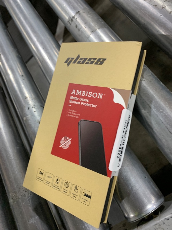 Photo 1 of Ambison [2 Pack Matte Glass Screen Protector Compatible for iPhone 16 Pro Max 6.9inch 2024, Anti-Glare & Fingerprint Anti-Reflective No Bubbles Install Frame Smooth as Silk Tempered Glass