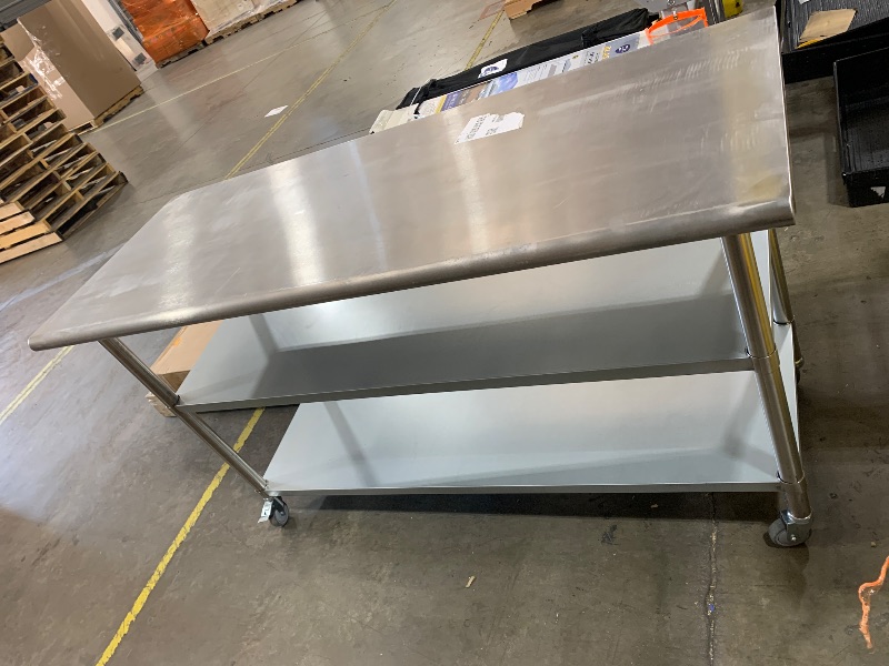 Photo 1 of Stainless Steel Rolling Instrument Table