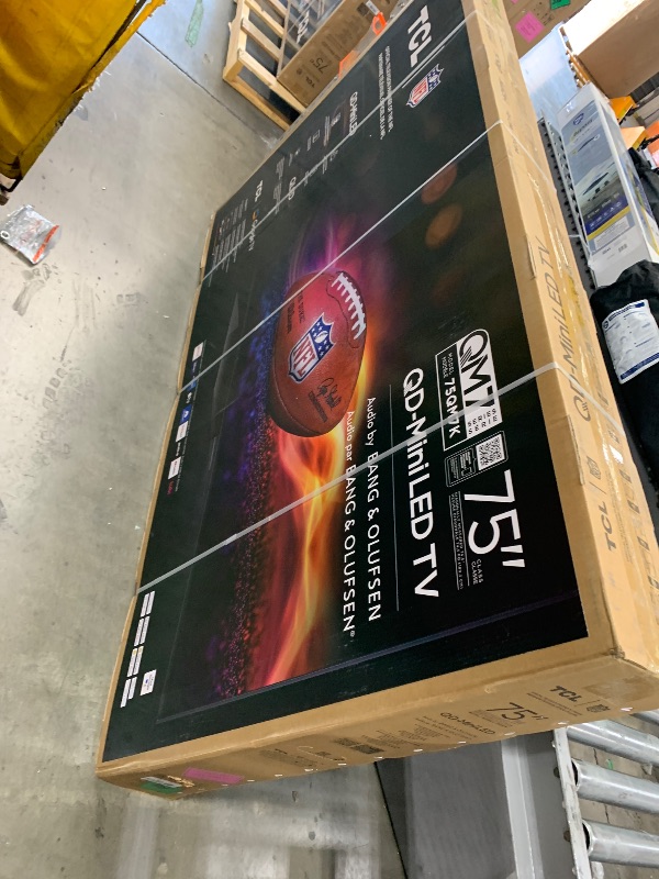 Photo 1 of TCL 75-Inch Class QM7K Series QD-Mini LED 4K UHD Google Smart TV Best Premium Mini-LED TV - QLED, 144hz, 288hz Gaming Rate, Anti-Reflective Screen, Bang & Olufsen Audio, Atmos (75QM7K, 2025 Model)