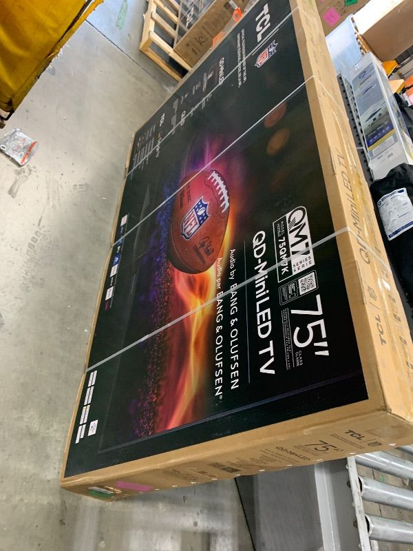 Photo 1 of TCL 75-Inch Class QM7K Series QD-Mini LED 4K UHD Google Smart TV Best Premium Mini-LED TV - QLED, 144hz, 288hz Gaming Rate, Anti-Reflective Screen, Bang & Olufsen Audio, Atmos (75QM7K, 2025 Model) (Factory Sealed)