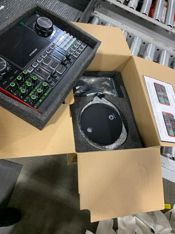 Photo 1 of G10 DJ & Podcast Equipment Bundle, Audio Interface with Cardioid Designer P15 Mic for Gamer and All-in-One DJ Mixer, Perfect for Live Streaming, Singing, YouTube, Gaming