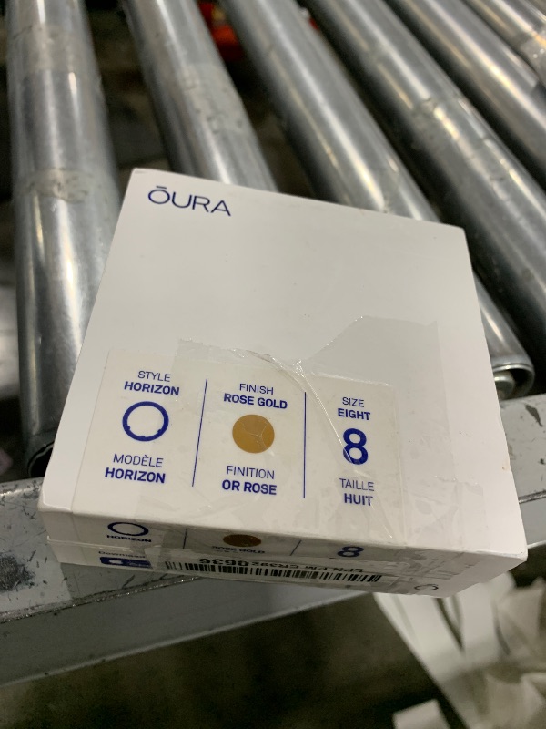 Photo 1 of Oura Ring Gen3 Horizon - Rose Gold - Size 8 - Smart Ring - Size First with Oura Ring Gen3 Sizing Kit - Sleep Tracking Wearable - Heart Rate - Fitness Tracker - 5-7 Days Battery Life