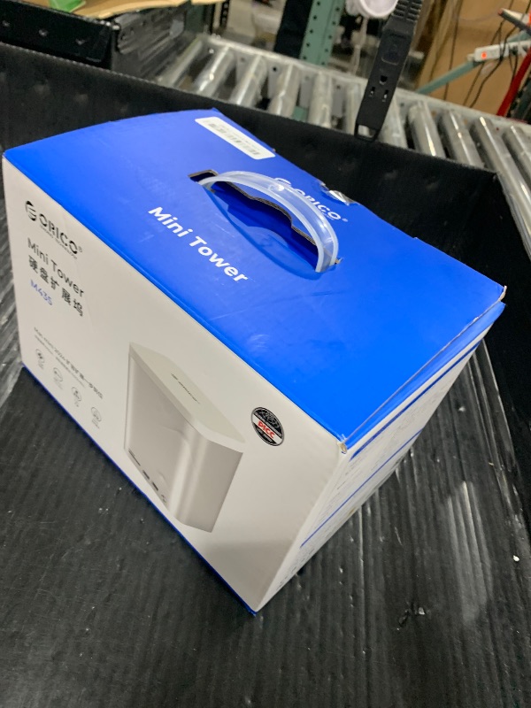 Photo 1 of ORICO MiniTower 2 Bay RAID Enclosure Compatible NVMe SSD 10Gbps with Expansion Hub Docking Station for Mac mini M4 Max Up to 56TB-M435