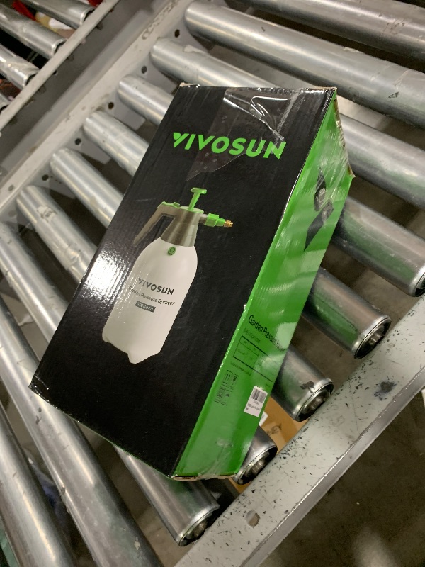 Photo 1 of VIVOSUN Handheld Garden Sprayer, 1L Pump Sprayer, 34oz Water Spray Bottle with Safety Valve, Adjustable Nozzle, Extended Spray Rod & Additional Seals, Ideal for Watering, Fertilizing, Cleaning