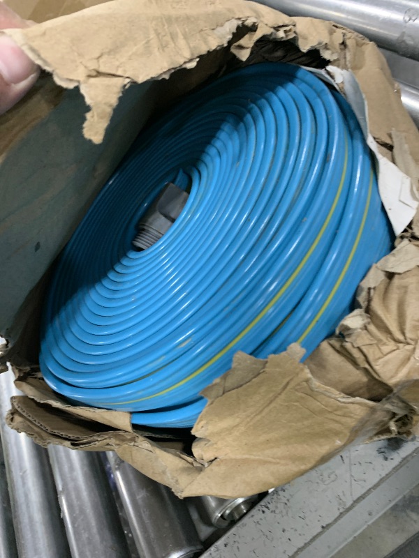 Photo 1 of Winisok Sprinkler Hose 100FT, Heavy Duty Watering Hoses, Efficient Irrigation Tubing for Garden Lawn Sprinklers System with 40 Pack Staples