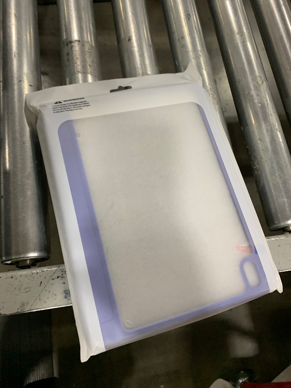 Photo 1 of Wenlaty Compatible with iPad Air 11 Inch Case (M3/M2) 2025/2024, iPad Air 7th/6th/5th/4th Generation Case, 11/10.9 Inch with Pencil Holder, Slim Cover with Clear Back Shell,Lavender Purple
