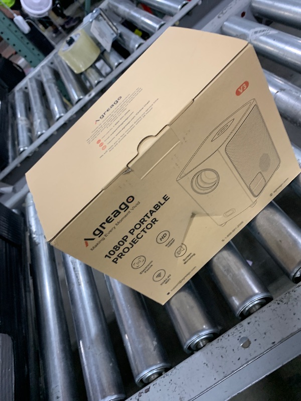 Photo 1 of [Electric Focus]Projector with WiFi and Bluetooth, Native 1080P 15,000 Lumens 4K Supported, Agreago Outdoor Movie Projector for Home Theater UP to 300", for iOS/Android/Laptop/TV Stick/HDMI/USB