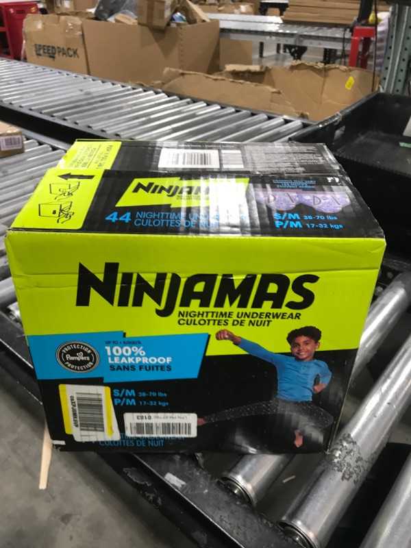 Photo 1 of Ninjamas Boys Bedwetting Nighttime Underwear, Size S/M (38-70 lbs), 44 Count, Overnight Protection, Ultra Absorbent, Hypoallergenic
