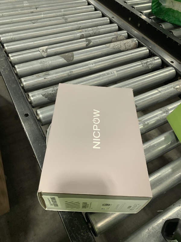 Photo 1 of Mini Projector, NICPOW Portable Outdoor Movie Projector with Tripod, 1080P and 200" Supported Small Projector Compatible with TV Stick, Phone, PS5, HDMI, USB for Home, Bedroom, Gaming, Outdoor Use