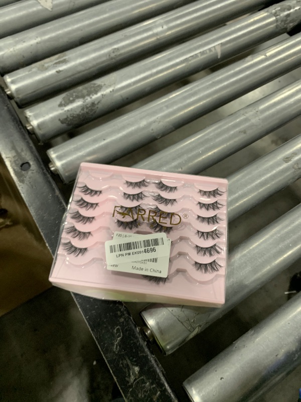 Photo 1 of FARRED Half Eyelashes Natural False Lashes Wispy Cat Eye Strips Eyelash 14 Pairs Faux Mink Strip Eye Lashes Pack for Daily Makeup (F20 | 8-15 mm)