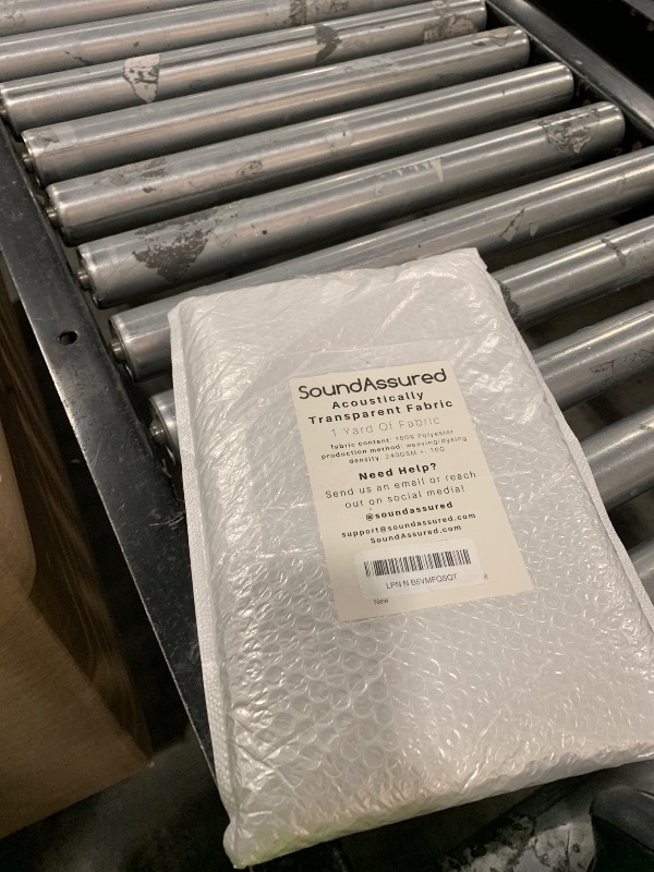 Photo 1 of SoundAssured Acoustical Fabric - Acoustically Transparent Fabric for Making Acoustic Panels - DIY Sound Panel Acoustic Fabric (Off White)