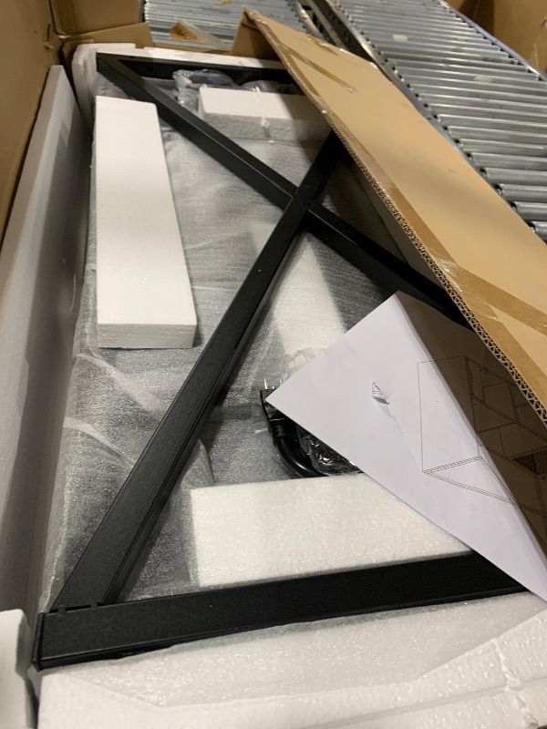 Photo 1 of PUNCIA Coffee Bar Cabinet with Mini Fridge Space Beverage Wine Fridge Stand with Temporary Work Platform Refrigerator Storage Organizer with Power Outlet Microwave Oven Stand Rack for Home Dorm