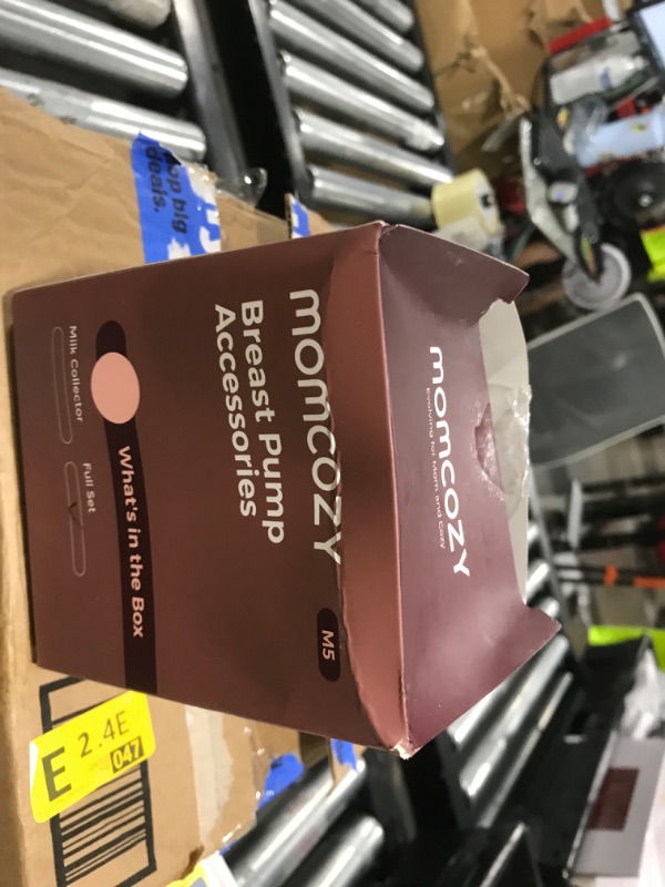 Photo 1 of Momcozy Full Set Collector Cup Only Compatible with Momcozy M5 NOT for Others. Original M5 Breast Pump Replacement Accessories (160ml, with Double-Sealed Flange 24mm)