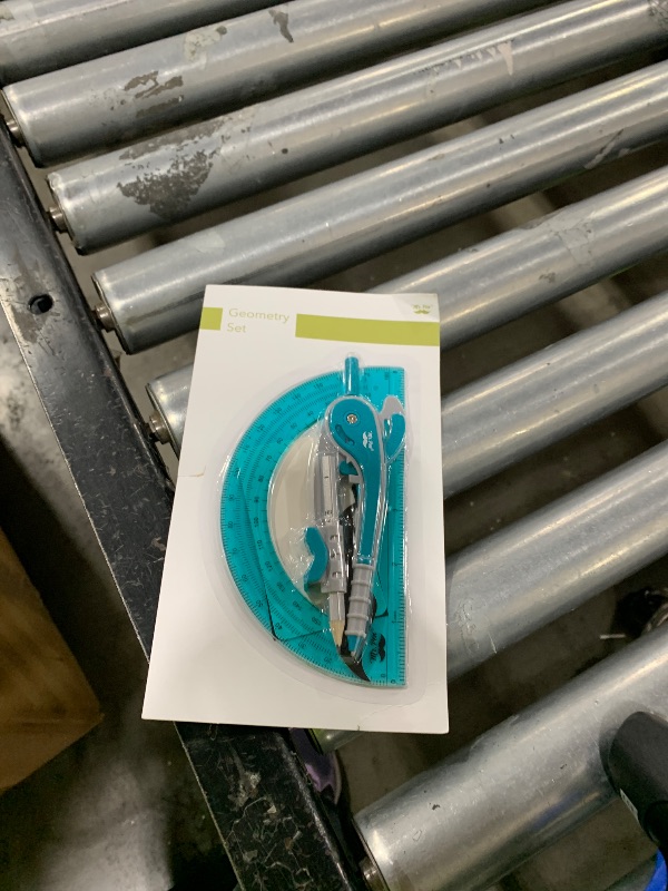 Photo 1 of Mr. Pen- Compass and Protractor Set, Green, Compass Geometry Tool, Protractor and Compass Set, Compass Drawing Tool, Drawing Compass, Protractor Set, Geometry Compass, Back to School Supplies