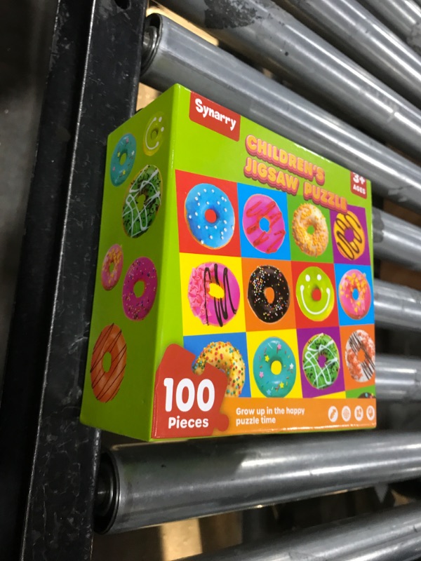 Photo 1 of SYNARRY 100 Piece Wooden Puzzles for Kids Ages 4-8, Donuts Jigsaw Puzzle for Kids Ages 4-6 8-10 Teens, Preschool Educational Puzzles for 4 5 6 7 8 9 Years Old Boys Girls Children, Beautiful Toys Gifts