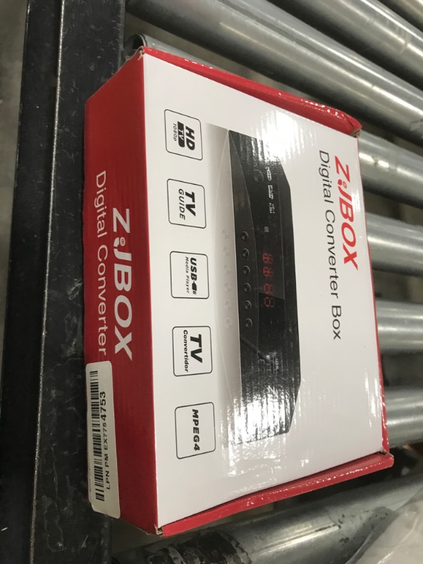 Photo 1 of Digital TV Converter Box, ATSC Tv Tuner - ZJBOX for Analog HDTV Live 1080P with Recording&Playback,HDMI Output, Timer Setting TV Tuner Function Digital Channel Free