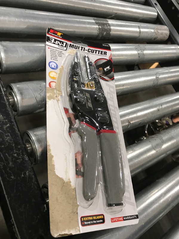 Photo 1 of Performance Tool W2045 3-in-1 Multi Power Cutting Tool With Built-In Wire Cutter & Utility Knife