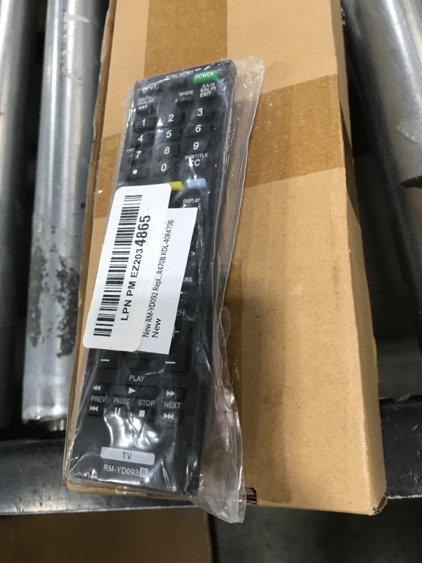 Photo 1 of New RM-YD092 Replaced Remote fit for Sony TV KDL-32R400A KDL-40R450A KDL-46R453A KDL-46R450A KDL-40R471A KDL-32R421A KDL-50R450A KDL-40R380B KDL-32R330B KDL-40R350B KDL-32R300B KDL-48R470B KDL-40R470B