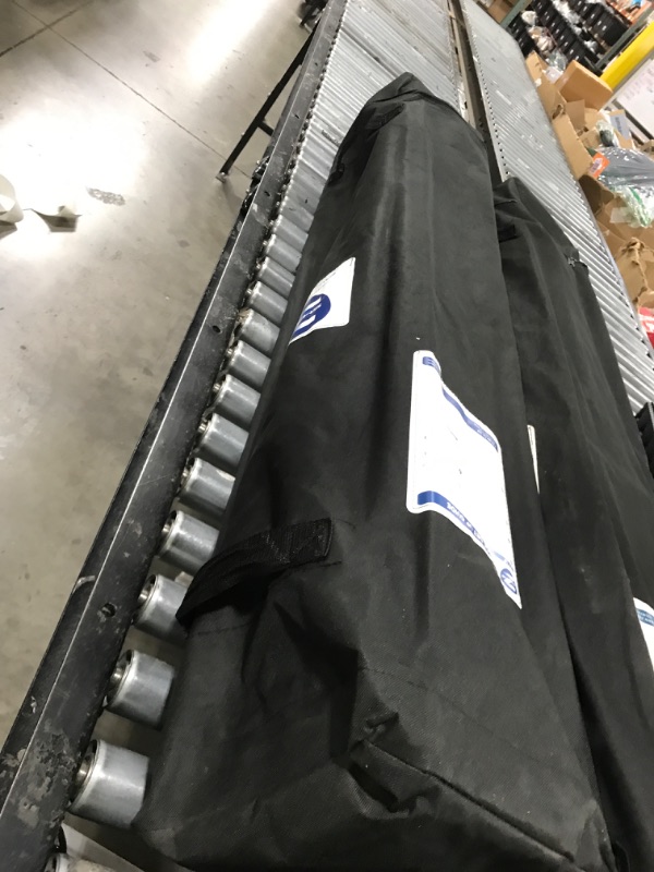 Photo 1 of Aoodor 12'x12' Pop Up Canopy Tent with Roller Bag, Portable Instant Shade Canopy - Black
