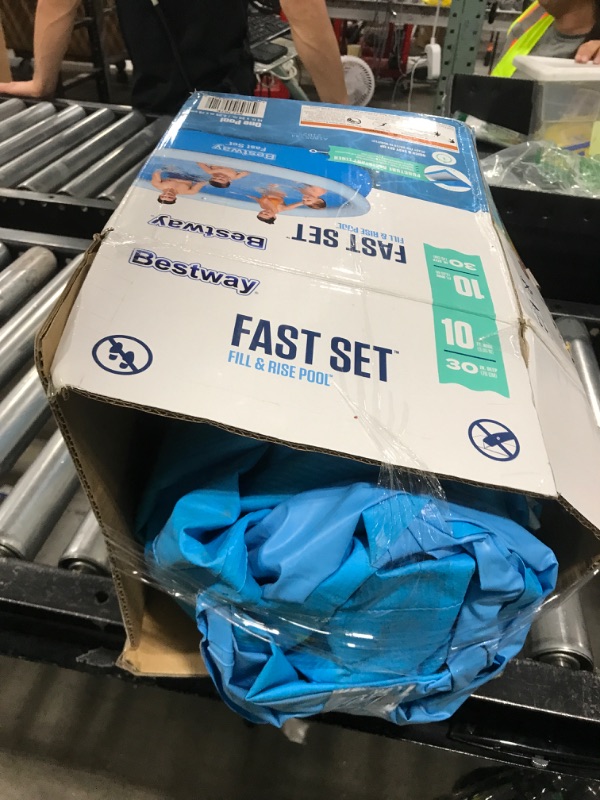 Photo 1 of Fast Set 10' x 30 Round Inflatable Pool - No Pump
