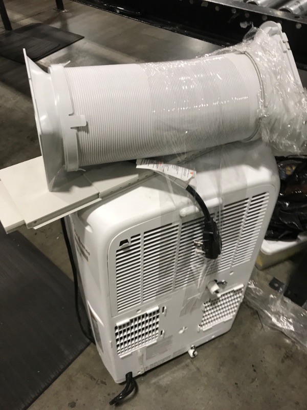 Photo 1 of Hisense 8,000 BTU Portable Air Conditioner with Dual Hose & Inverter, 350 Sq Ft, Wi-Fi, ConnectLife App for Google and Alexa, 3 operating modes, Noise 42 dB(A) - HAP0824TWD, White