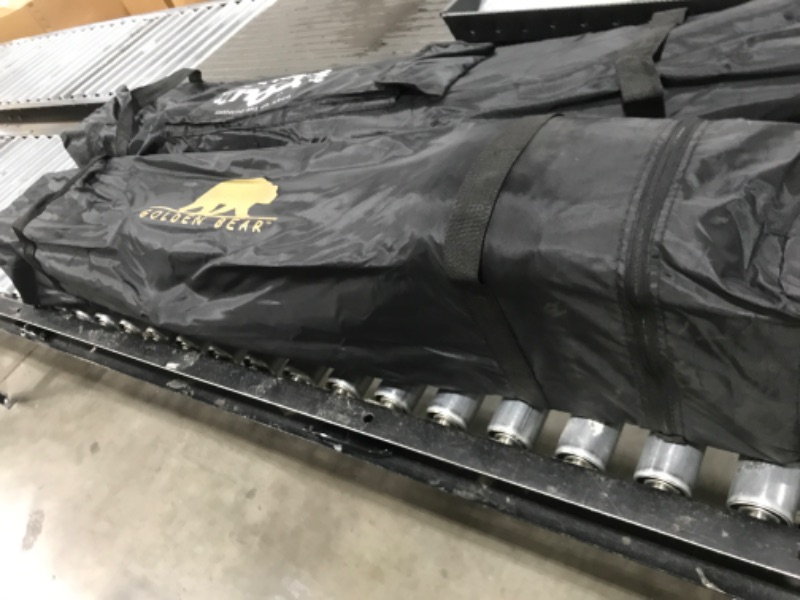 Photo 1 of Golden Bear Newport 10'x10' Straight-Leg Canopy with Wall
