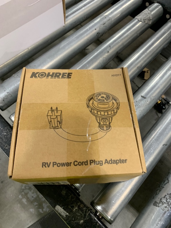 Photo 1 of Kohree RV Adapter Plug 30 Amp to 15 Amp 110V, RV Power Electrical Adapter Cord 15A Male to 30A Female 12" with Twist Lock & LED Indicator