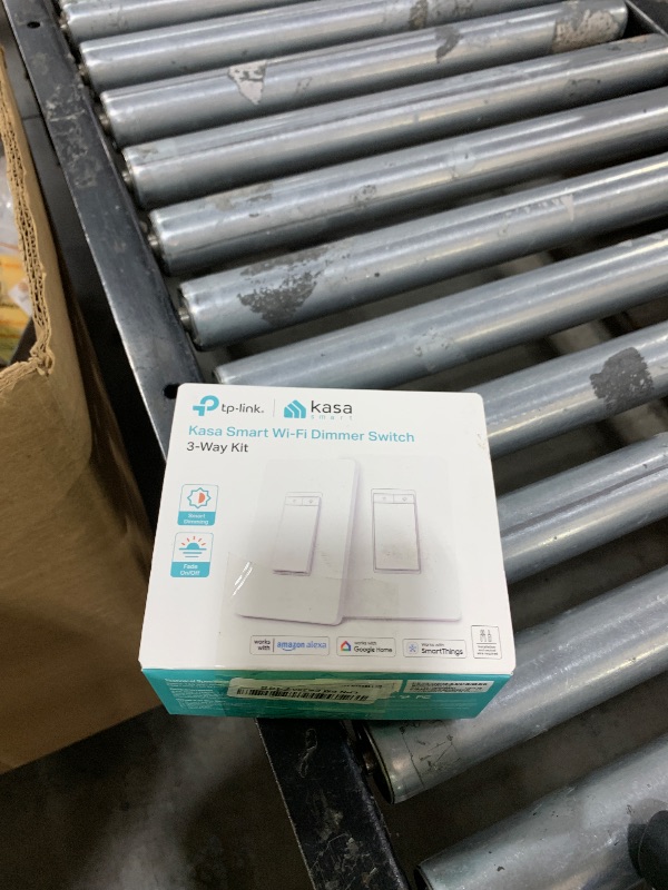 Photo 1 of Kasa Smart 3 Way Dimmer Switch KIT, Dimmable Light Switch Compatible with Alexa, Google Assistant and SmartThings, Neutral Wire Needed, 2.4GHz, ETL Certified, No Hub Required, White (KS230 KIT v2)