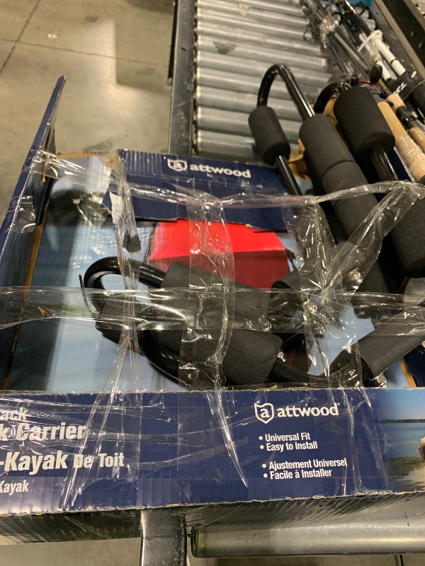 Photo 1 of Attwood 11441-4 Kayak J-Style Roof Rack Carrier Kit, One Size