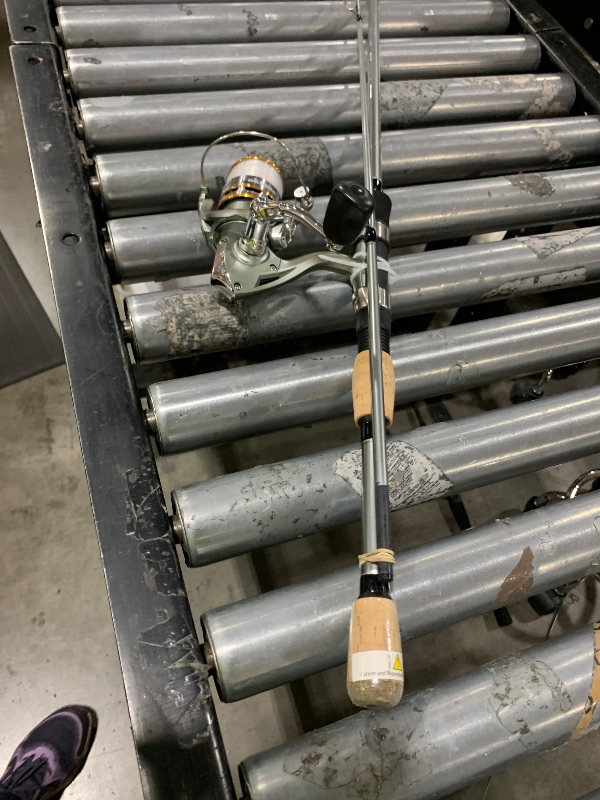 Photo 1 of ProFISHiency 6FT 8IN Realtree Wave Spinning Rod and Reel Combo - IM7 Graphite Fishing Pole, Soft Padded Grips, 5.2.1. Gear Ratio Spinning Reel