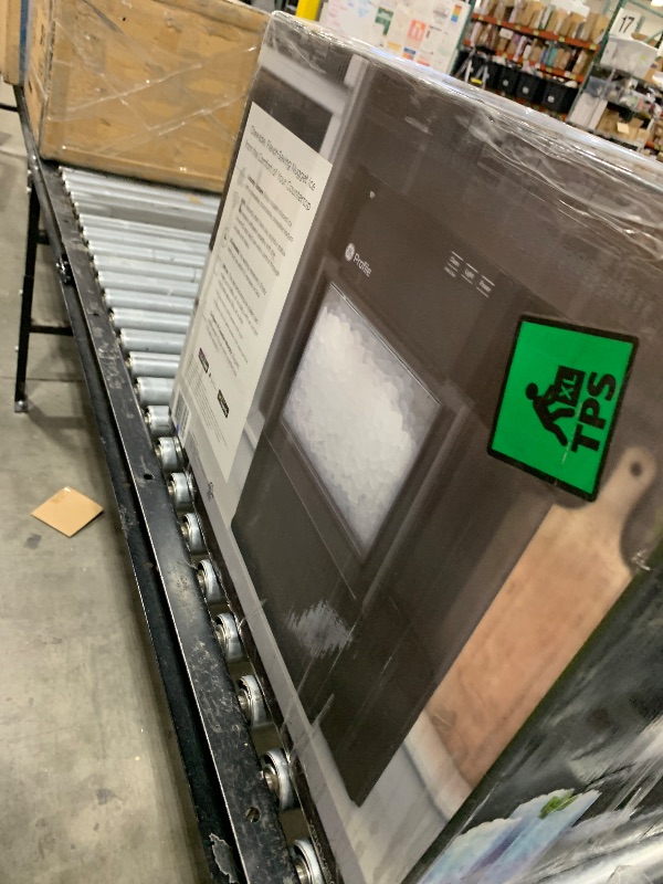 Photo 1 of GE Profile Opal 2.0 XL with 1 Gallon Tank, Chewable Crunchable Countertop Nugget Ice Maker, Scoop Included, 38 lbs in 24 Hours, Pellet Ice Machine with WiFi & Smart Connected, Black Stainless