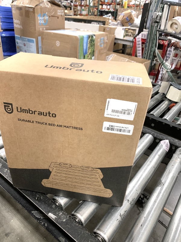 Photo 1 of Umbrauto Inflatable Truck Bed Air Mattress for Full Size Short Truck Beds, 5.5-5.8ft, with Pump & Carry Bag. Perfect for Outdoor Adventures