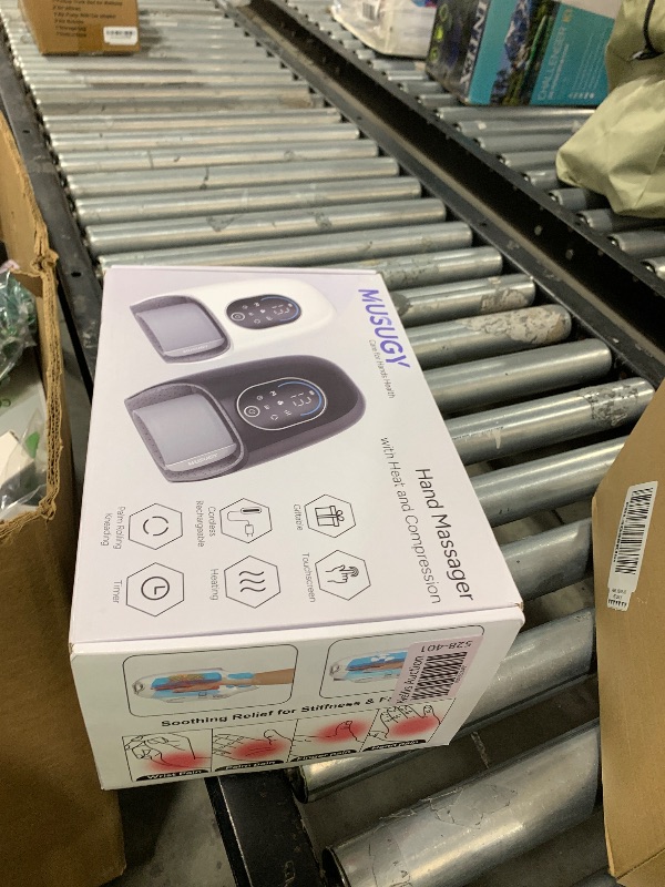 Photo 1 of Hand Massager with Heat and Compression : Full-Hand and Wrist Coverage with Touchscreen & Palm Roller – Designed for Daily Comfort at Home, Office, or Travel