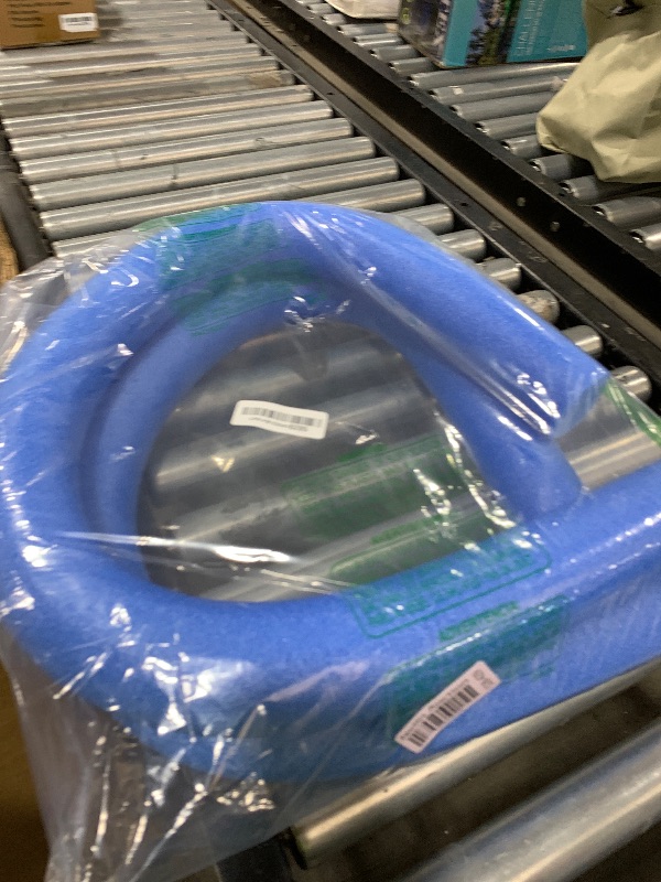 Photo 1 of The Dreidel Company Floating Pool Noodles Foam Tube, Thick Noodles for Floating in The Swimming Pool, Assorted Colors, 52 Inches Long (Blue)